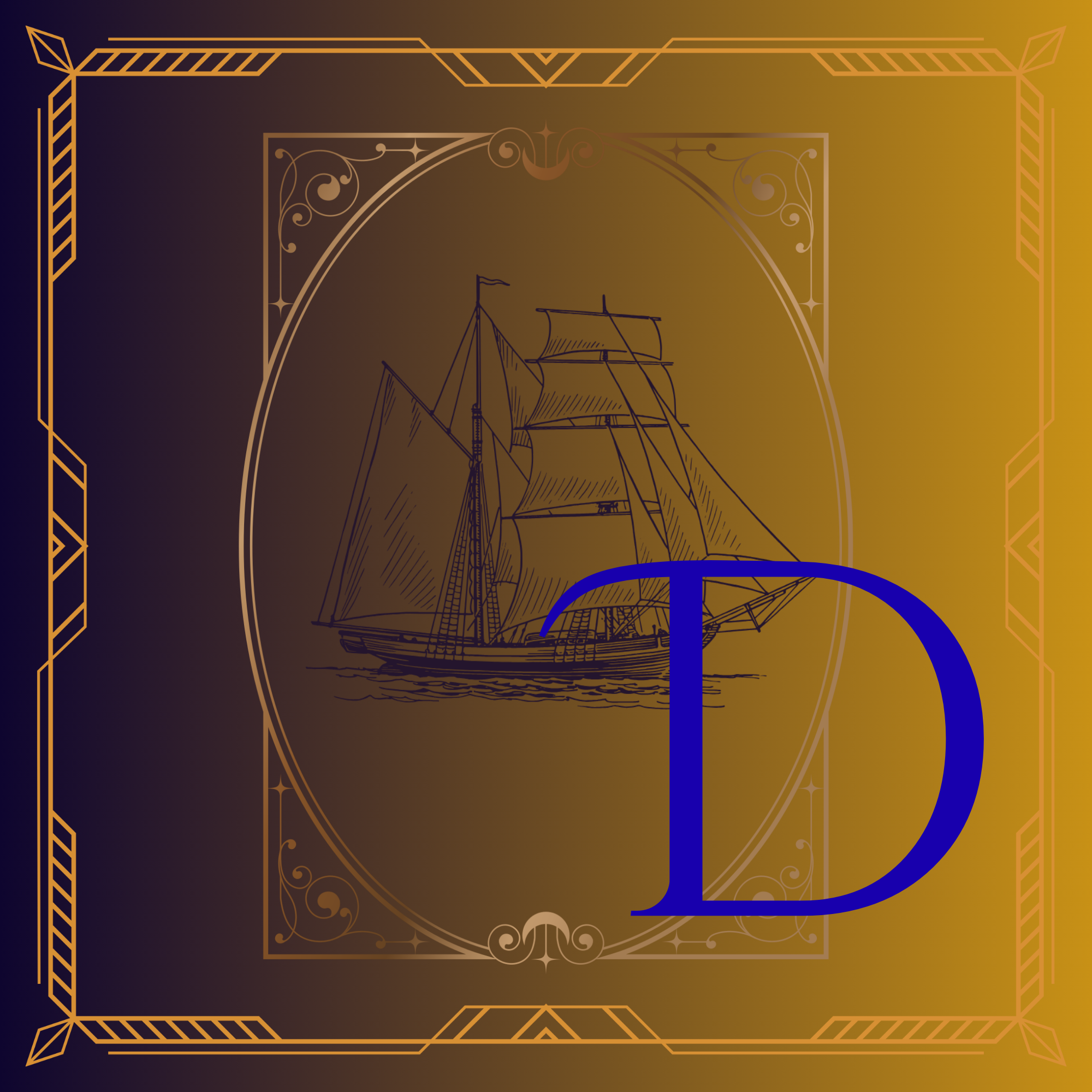 Letter D illustration