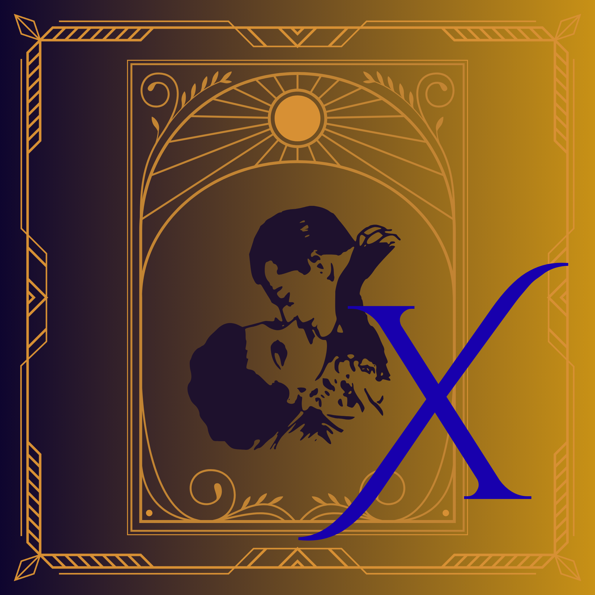 Letter X illustration